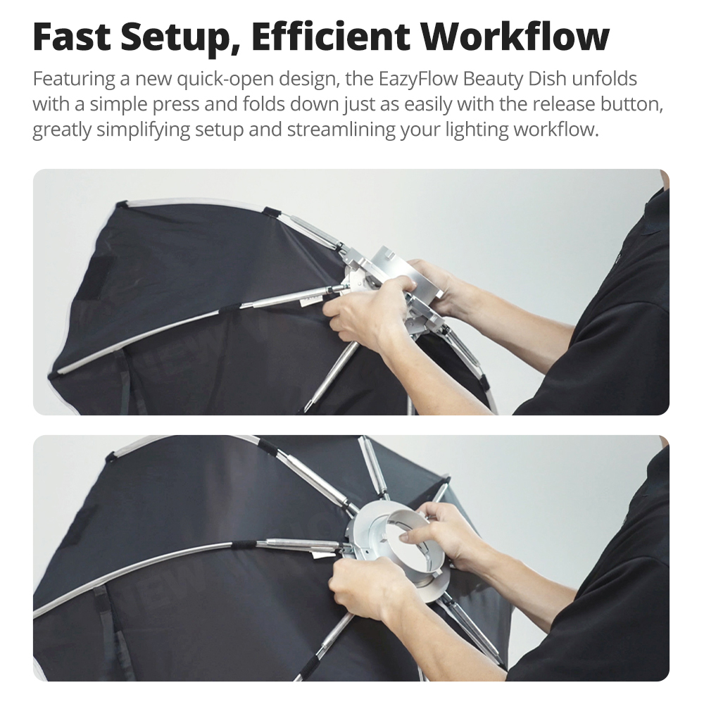 Godox 65cm 85cm EazyFlow Beaut - Photography Lighting Beauty Dish recension och pris