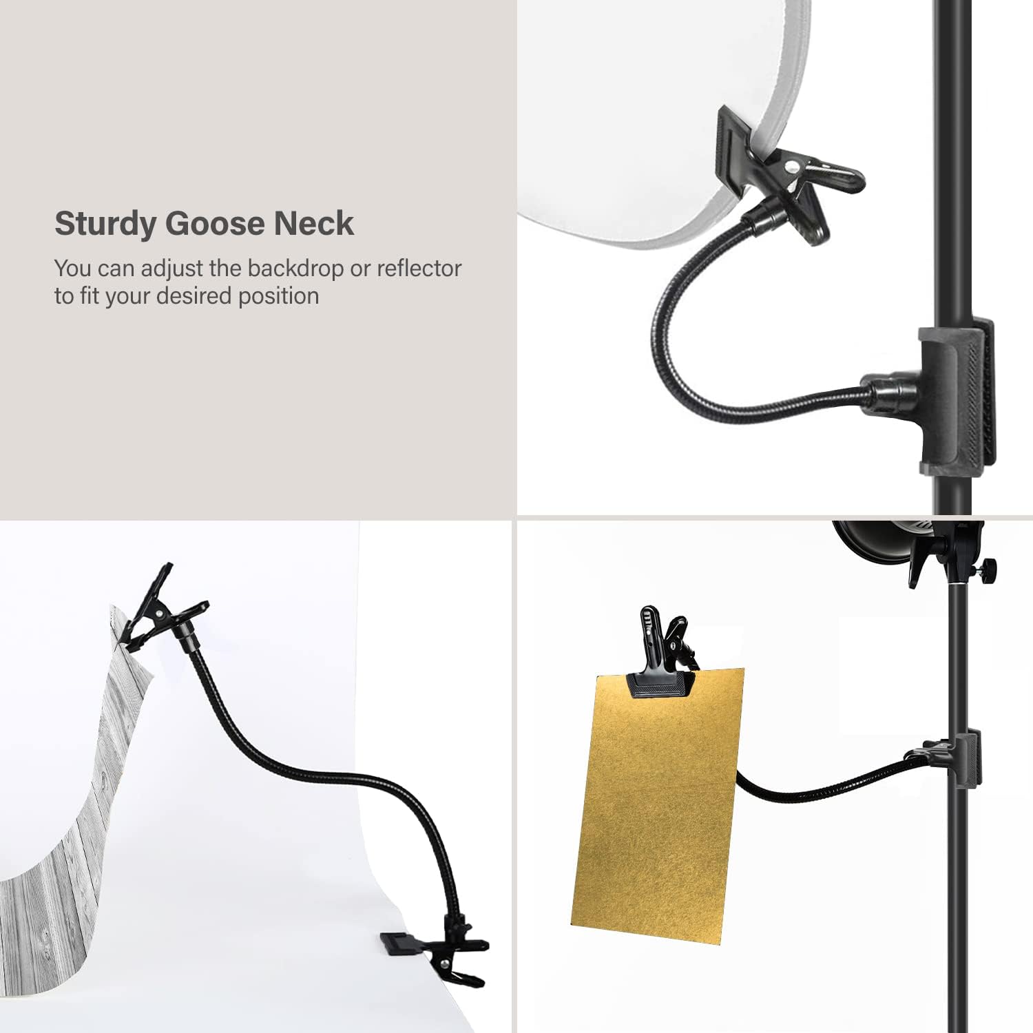 Background Holder Clamp W/ Fle - Reflector Arm Clamp recension och pris