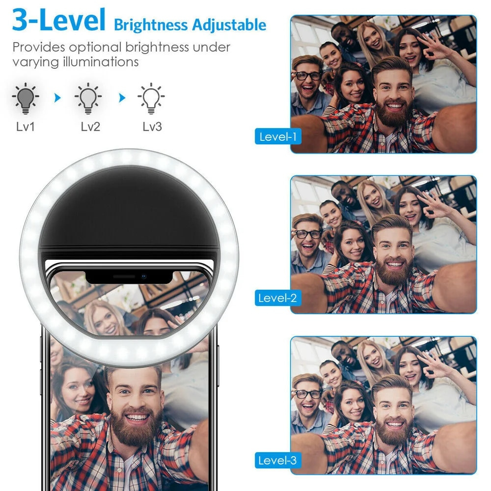 LED Selfie Fill Light USB Char - Photography Lighting Equipment recension och pris