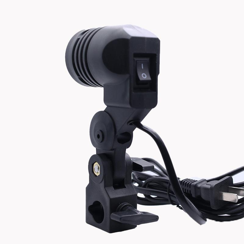 Black 1.8M Cable Cord E27 Sock - Photography Lighting Tools recension och pris