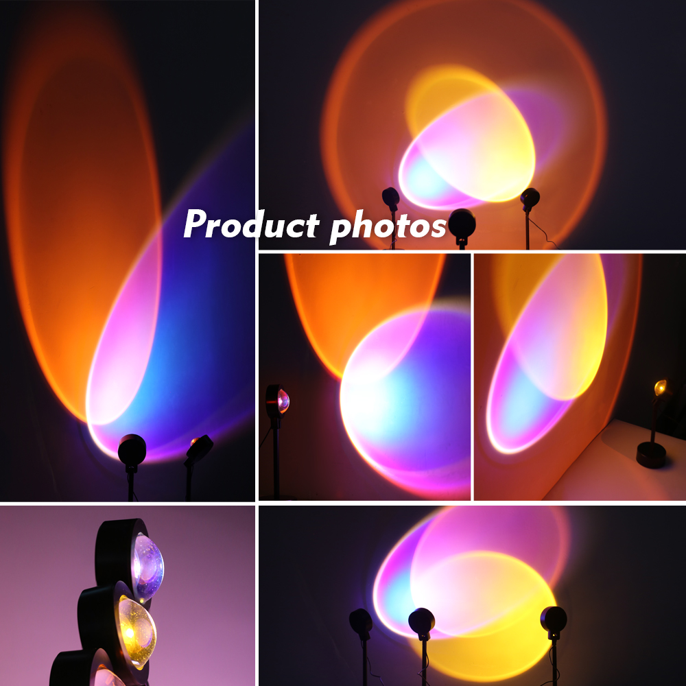 Sunset Lamp LED Rainbow Neon N - Photography Lighting Mood recension och pris