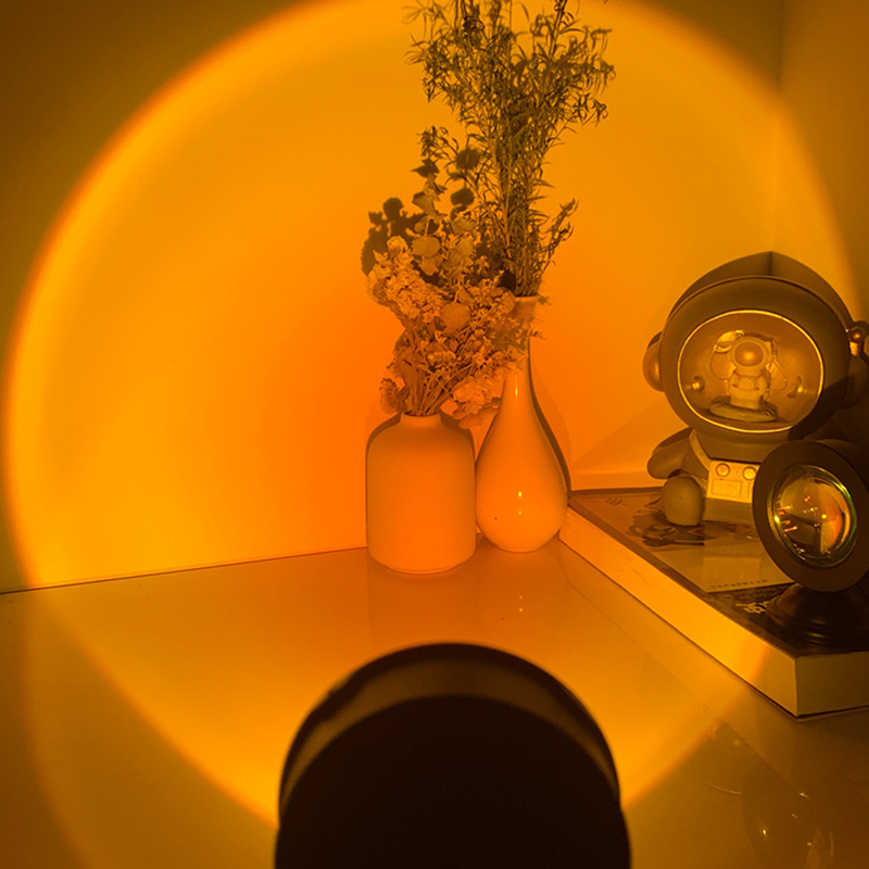 LED Sunset Lamp Projector USB  - Photography Lighting Mood recension och pris