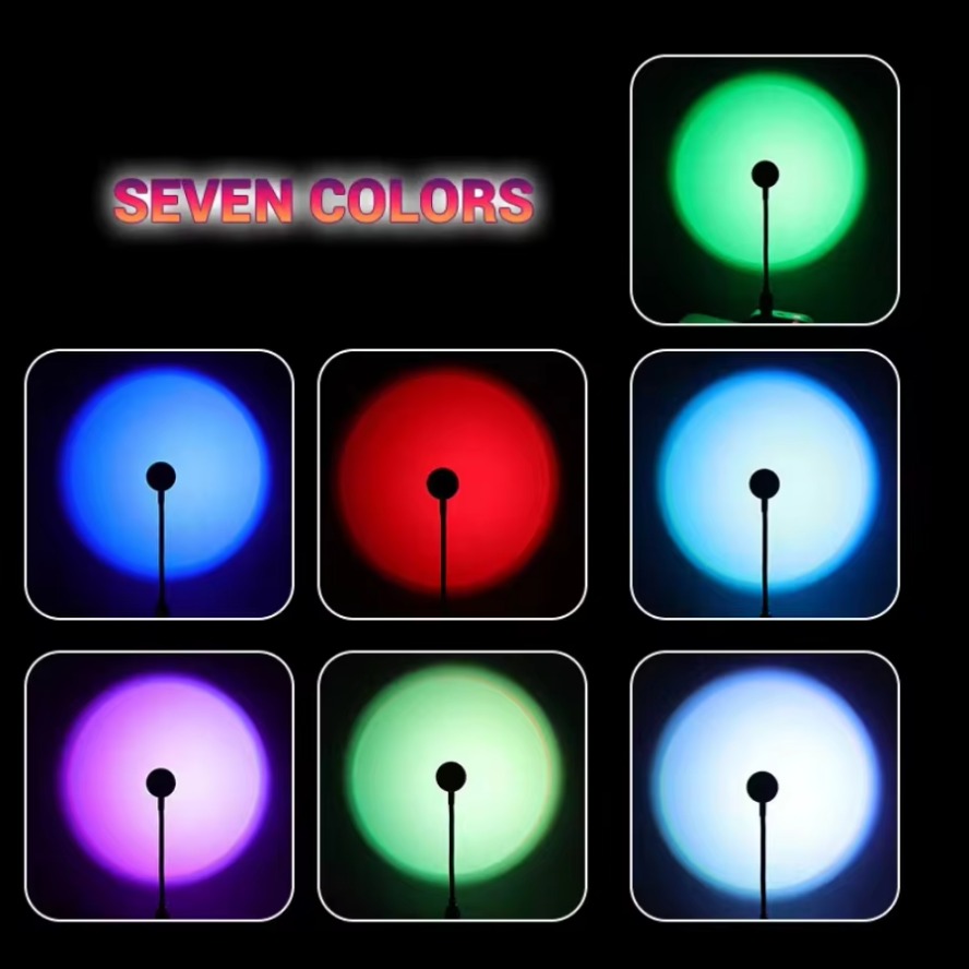 Led 5V Colorful USB Sunset Lam - Photography Lighting Mood recension och pris