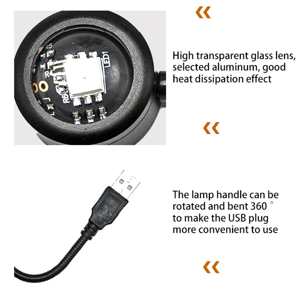 LED Sunset Lamp Nightlights US - Photography Lighting Mood recension och pris