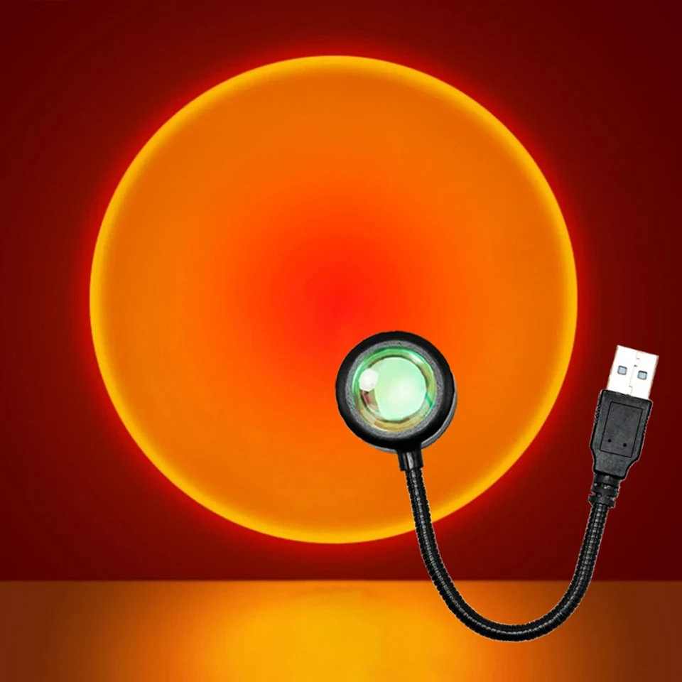 LED Sunset Lamp Nightlights US - Photography Lighting Mood recension och pris