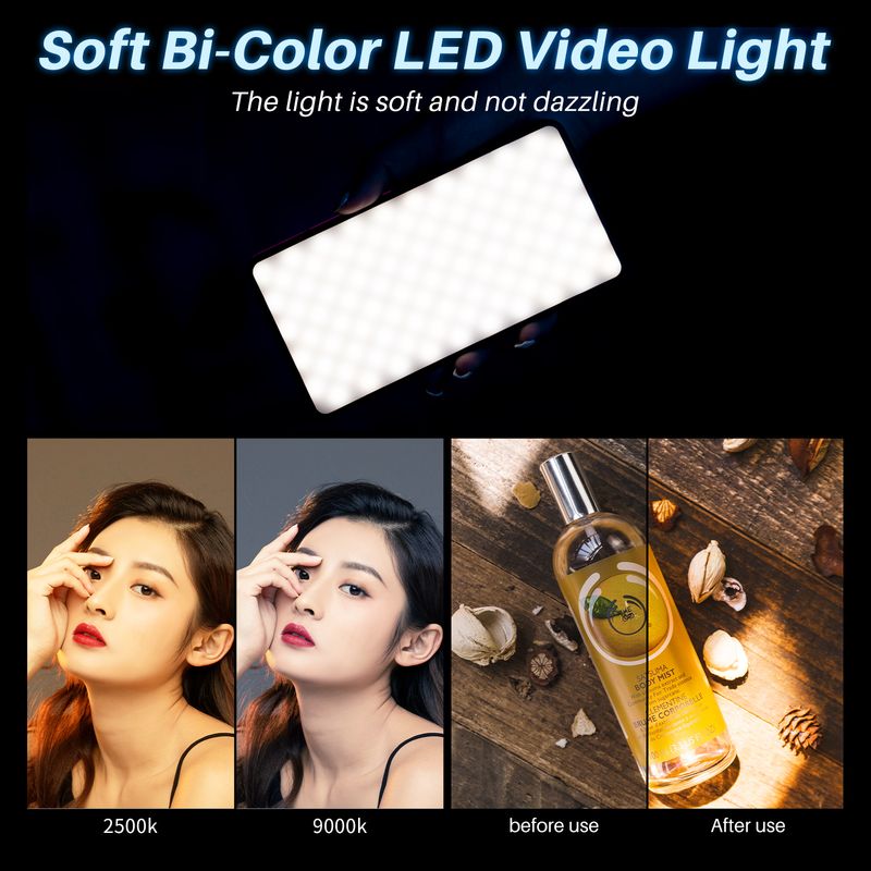 Ulanzi VL200 Soft Bi-Color LED - Photography Lighting Wireless recension och pris