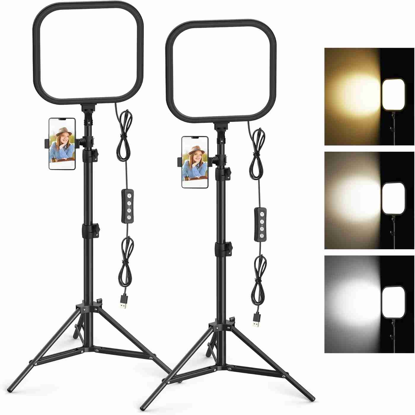 2Pack LED Video Light Kit 15W  - Altson Photography Video Lighting Kit recension och pris