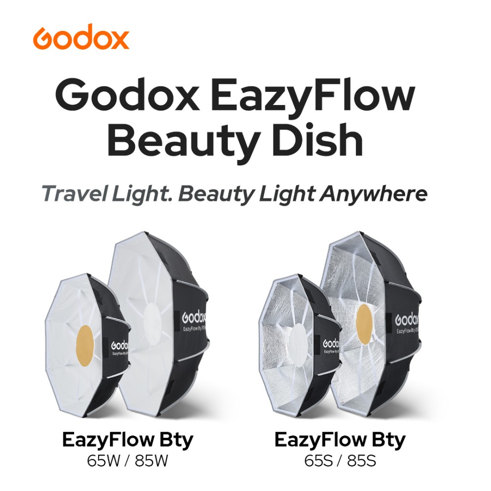Godox EazyFlow Bty 65S/85S Col - Photography Lighting Beauty Dish recension och pris