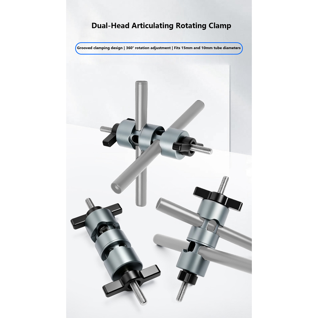 360° Rotating Dual-end Pipe Cl - Photography Lighting Tools recension och pris