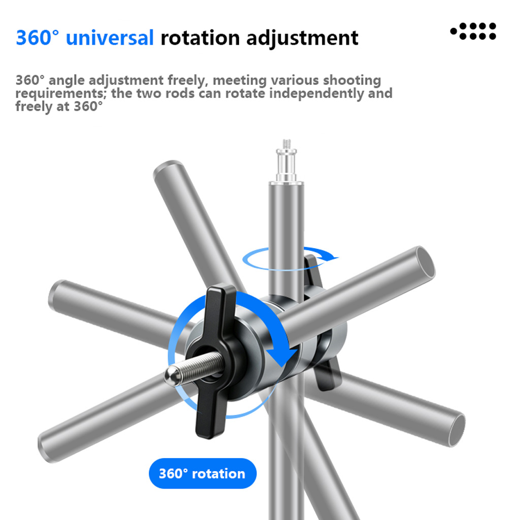 360° Rotating Dual-end Pipe Cl - Photography Lighting Tools recension och pris