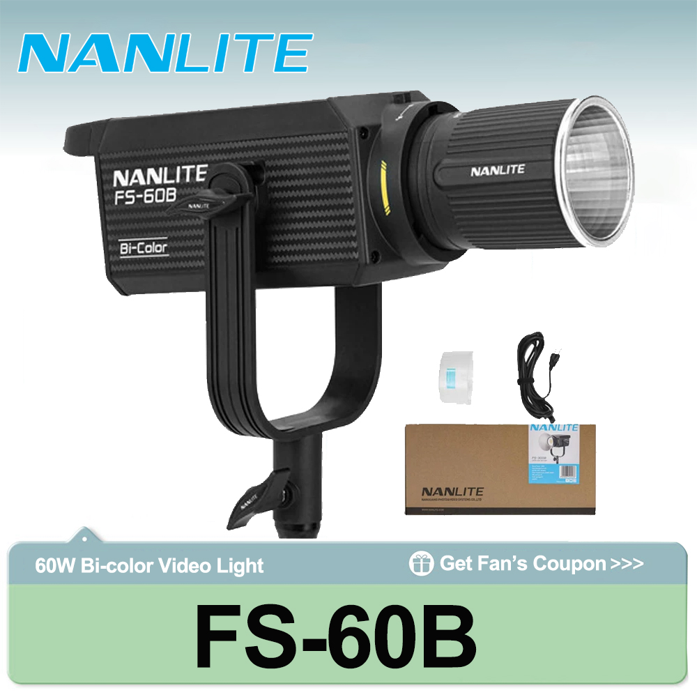 Nanlite FS-60B 70W Bi-color Sp - Photography Lighting Wireless recension och pris