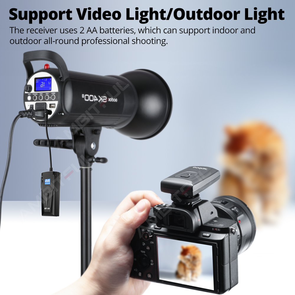 Godox RT-16 16 Channels Wirele - Trigger Receiver Set recension och pris