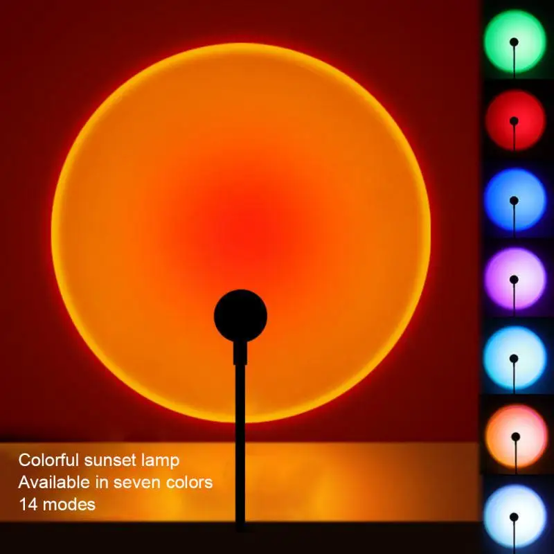 Led USB sunset lamp projector  - Photography Lighting Mood recension och pris