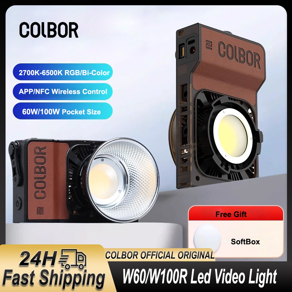 Colbor W60 W100R RGB LED Video - Photography Lighting Wireless recension och pris