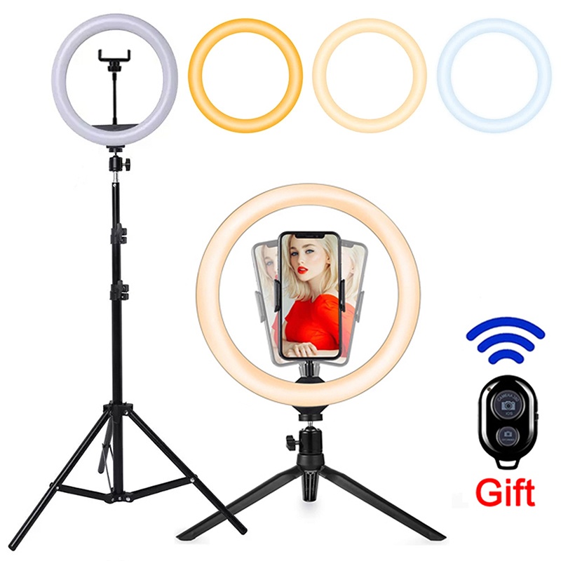 16/26/33cm LED Selfie Ring Lig - Photography Lighting Color recension och pris