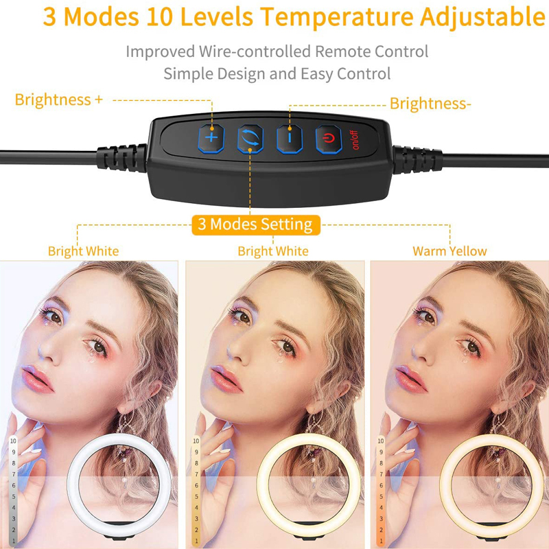 16/26/33cm LED Selfie Ring Lig - Photography Lighting Color recension och pris