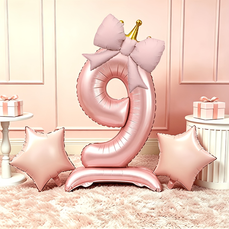 Light Luxury Pink 3D Balloons  - Photography Lighting Color recension och pris