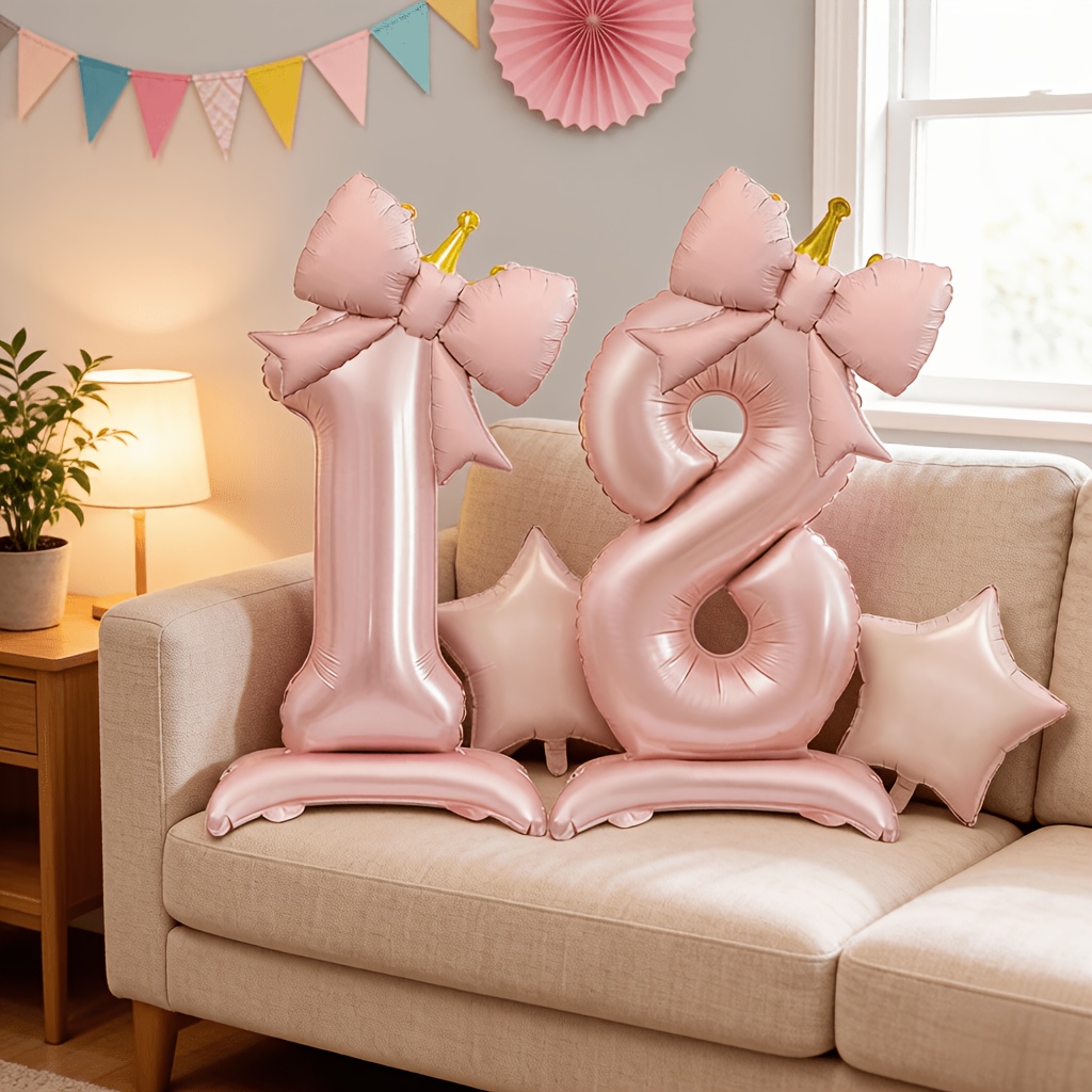 Light Luxury Pink 3D Balloons  - Photography Lighting Color recension och pris
