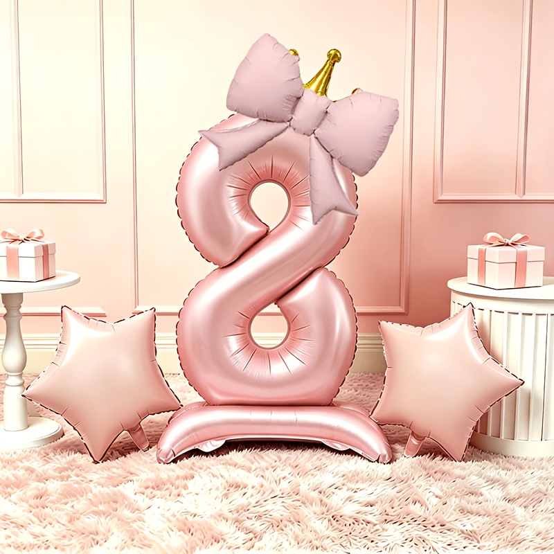 Light Luxury Pink 3D Balloons  - Photography Lighting Color recension och pris
