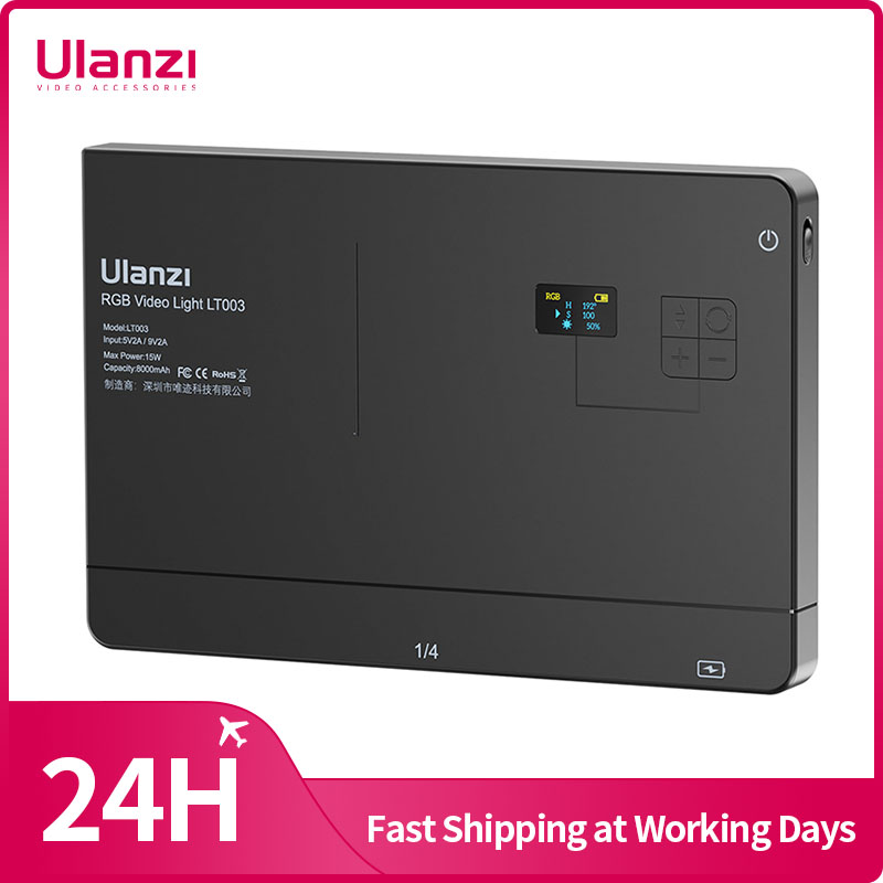 Ulanzi LT003 15W RGB Video Lig - Photography Lighting Board recension och pris