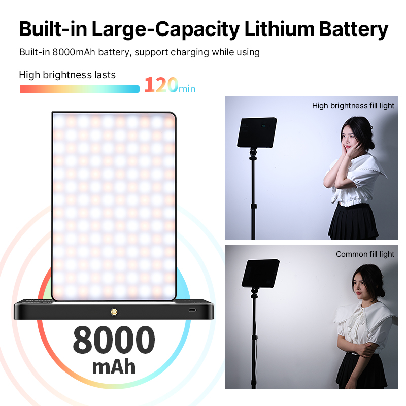 Ulanzi LT003 15W RGB Video Lig - Photography Lighting Board recension och pris