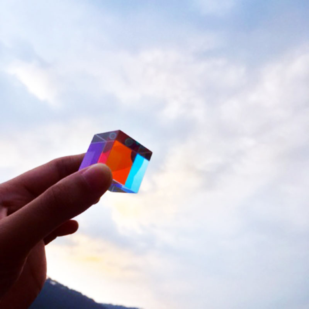 Glass Cube 23mm Dichroic Prism - Lighting Glass Photography recension och pris