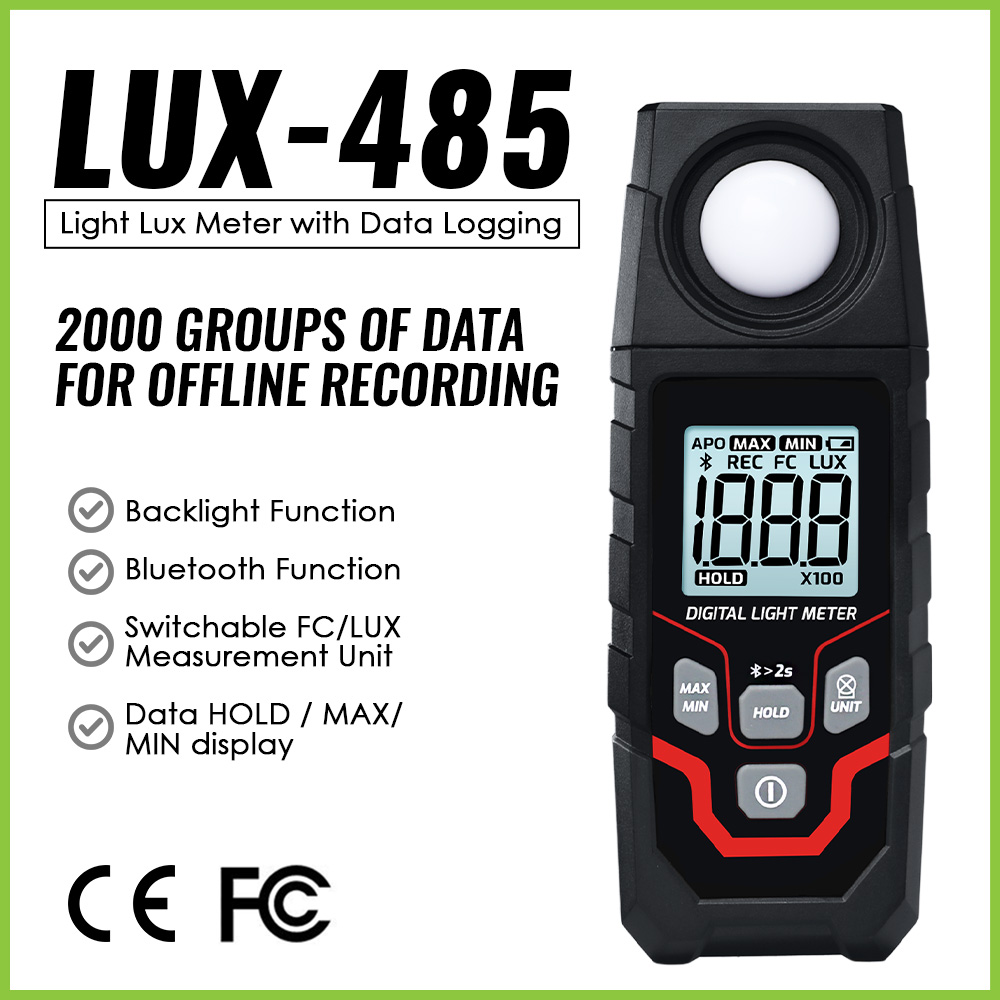 Bluetooth Digital Lux Meter w/ - Photography Lighting Equipment recension och pris
