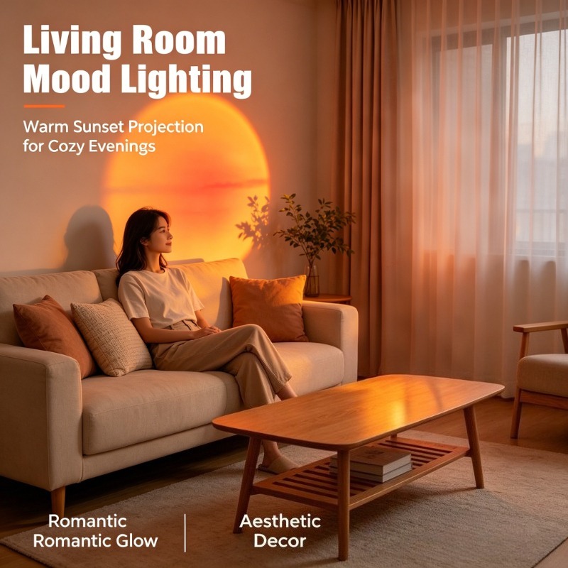 USB Sunset Lamp, Aesthetic Pro - Photography Lighting Mood recension och pris