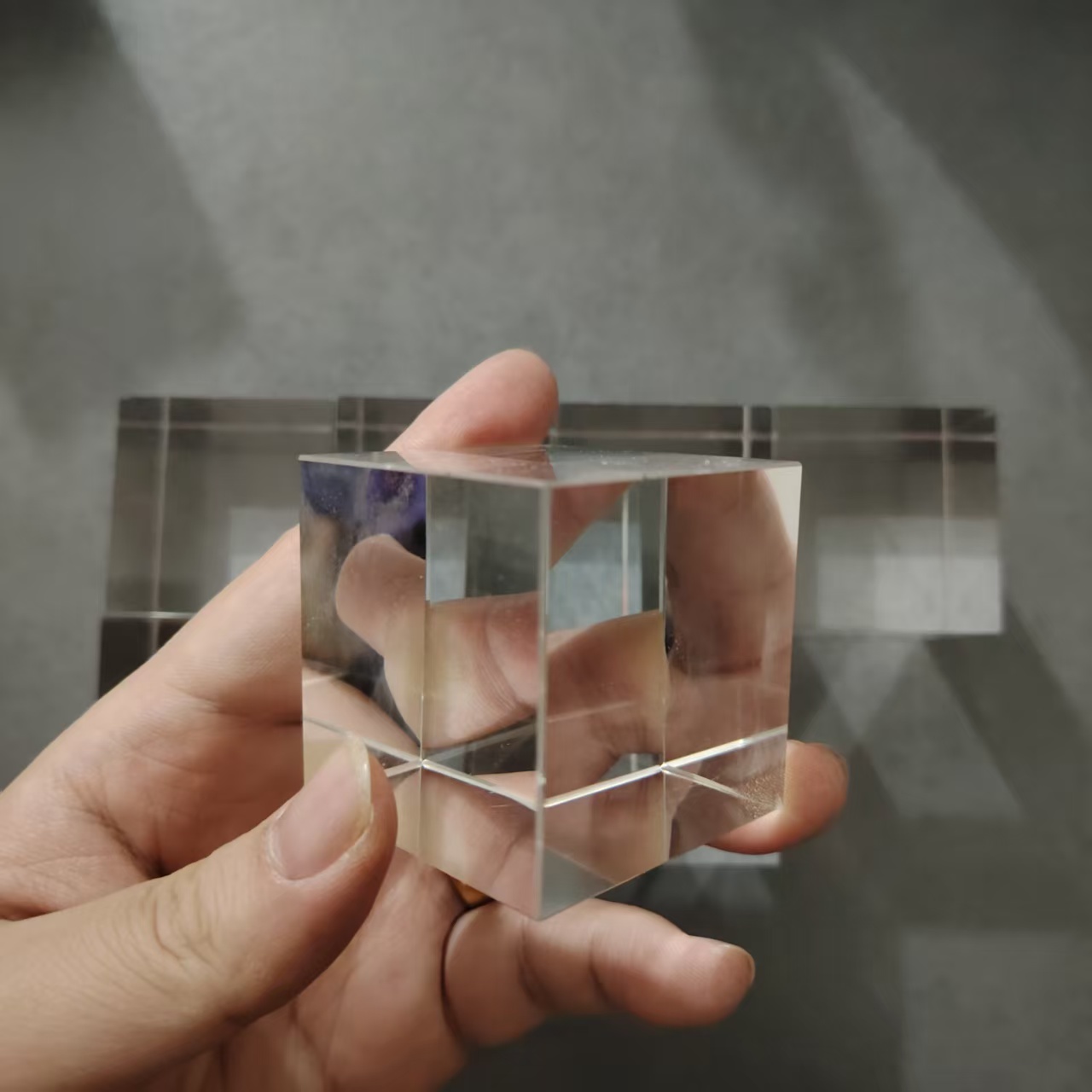 2 Pcs K9 Glass Cube Prism Righ - Lighting Glass Photography recension och pris