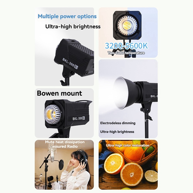 300W Bi LED Video Light, Conti - Photography Lighting Equipment recension och pris