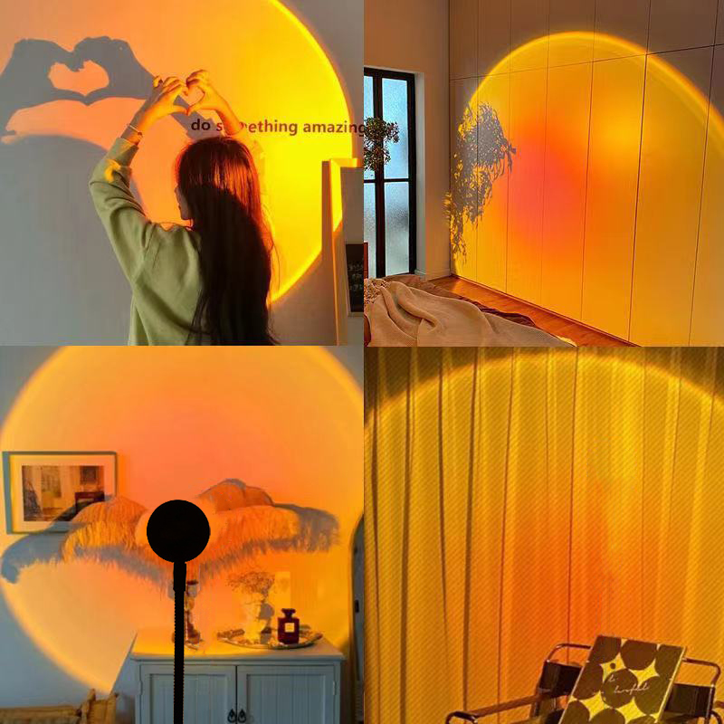 LED Sunset Lamp Nightlights US - Photography Lighting Mood recension och pris