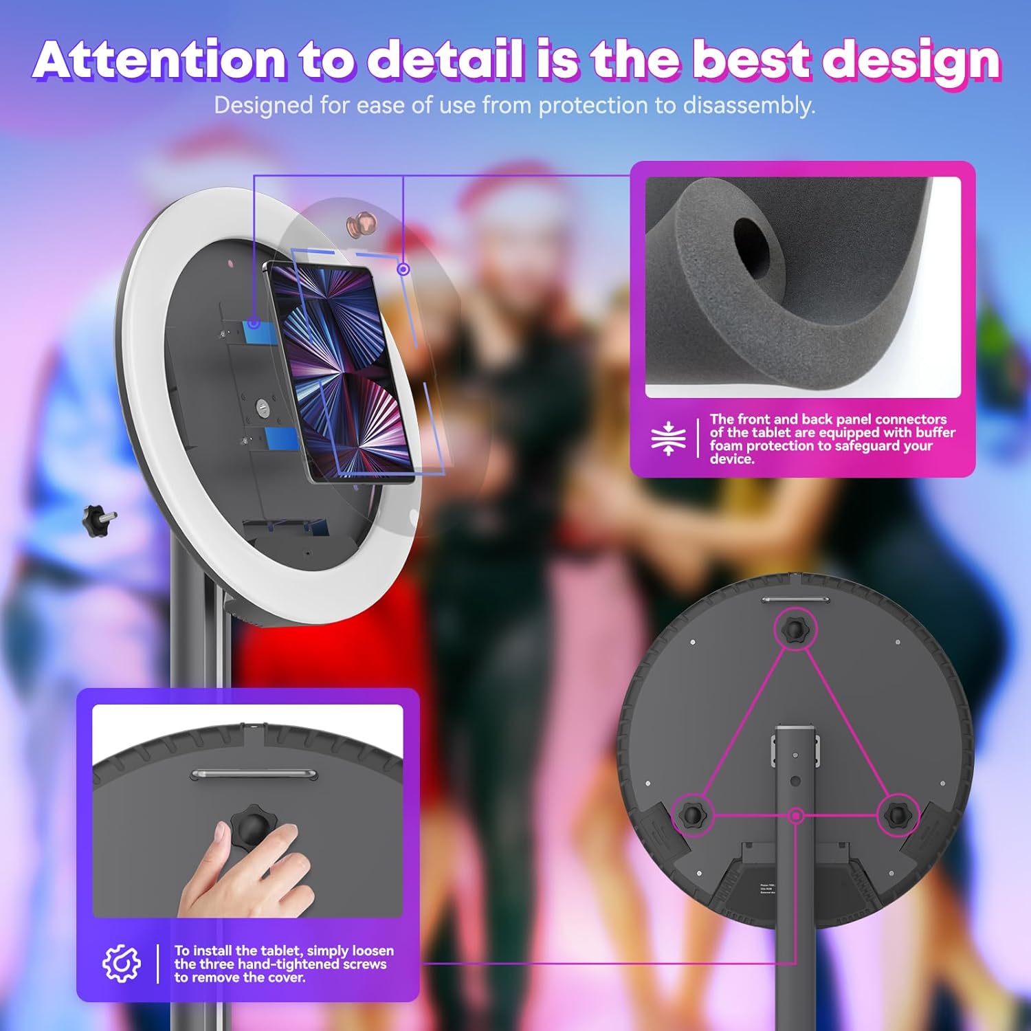 Neson Movable iPad Photo Booth - Photography Lighting Kit Rental recension och pris