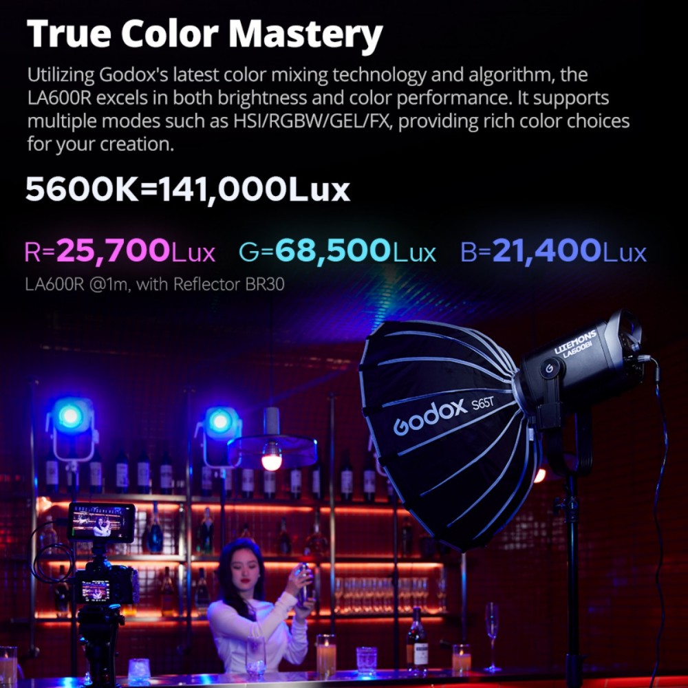 Godox LITEMONS LA600Bi LA600R  - Photography Lighting Wireless recension och pris