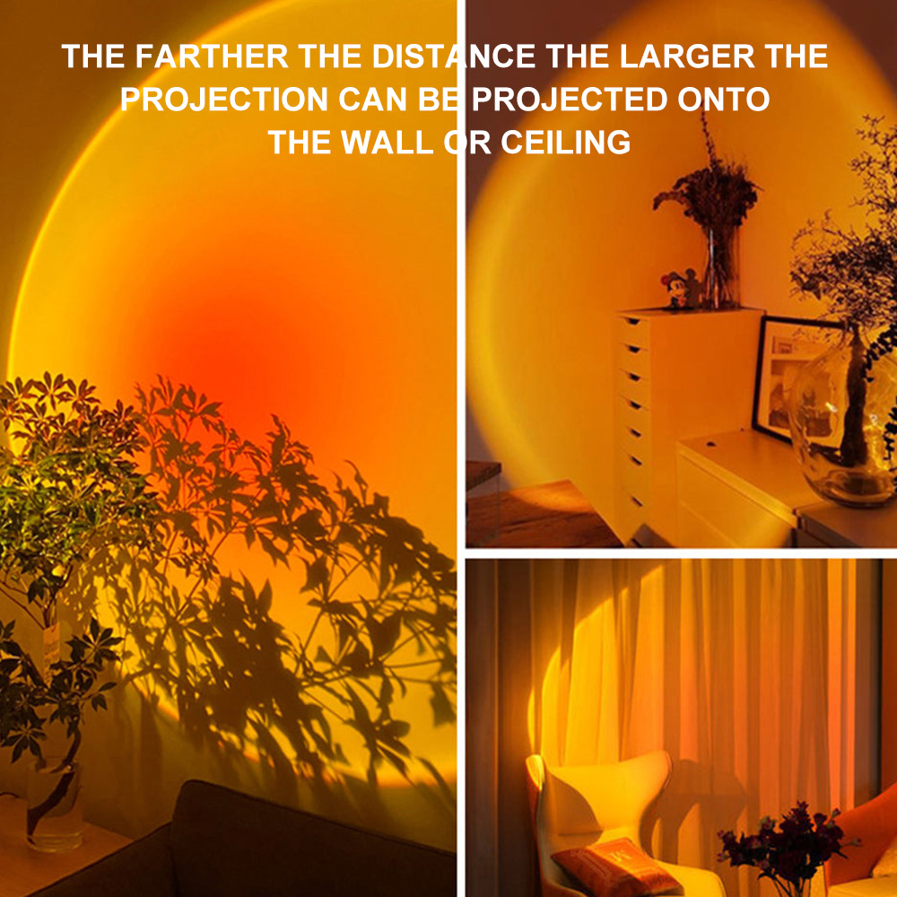 USB Sunset Lamp Projector Led  - Photography Lighting Mood recension och pris