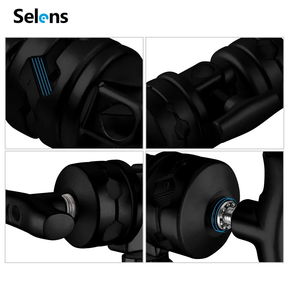 Selens 2-in-1 Swivel Grip Head - Reflector Arm Clamp recension och pris