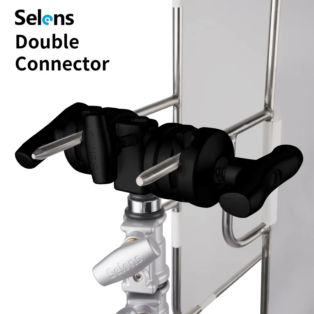 Selens 2-in-1 Swivel Grip Head - Reflector Arm Clamp recension och pris